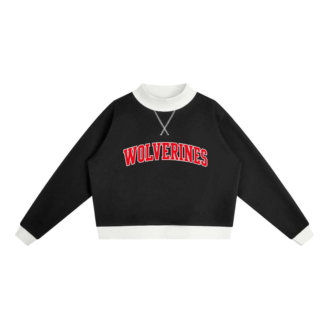 WCHS Mock Neck Crewneck Sweatshirt