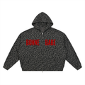 Leopard Bonne Babe Full Zip Hoodie