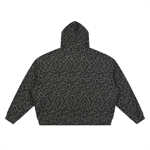 Leopard Bonne Babe Full Zip Hoodie